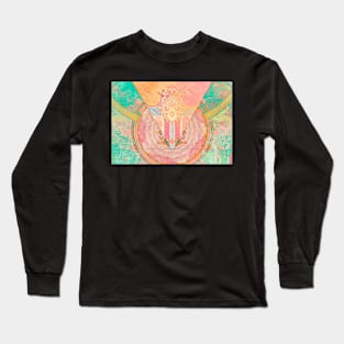 Colorful, Textured Indian Insired Design Long Sleeve T-Shirt